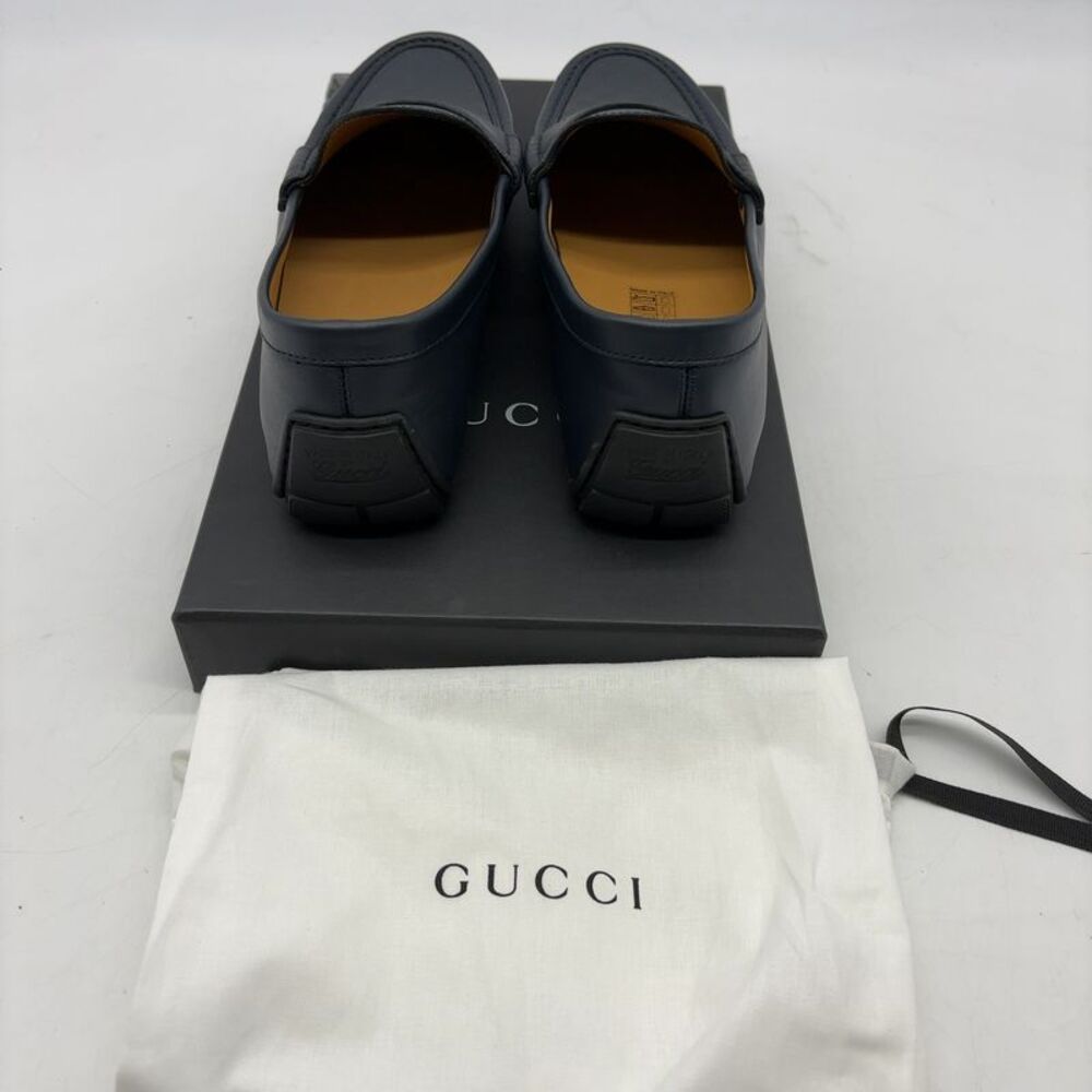 Gucci Leather Driver Loafers